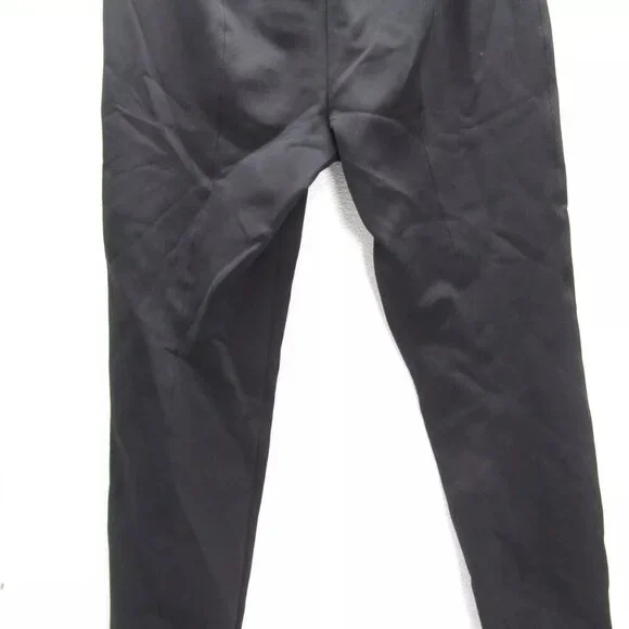 NEW THEORY Womens Fitted Jersey Skinny Pants Size M Black